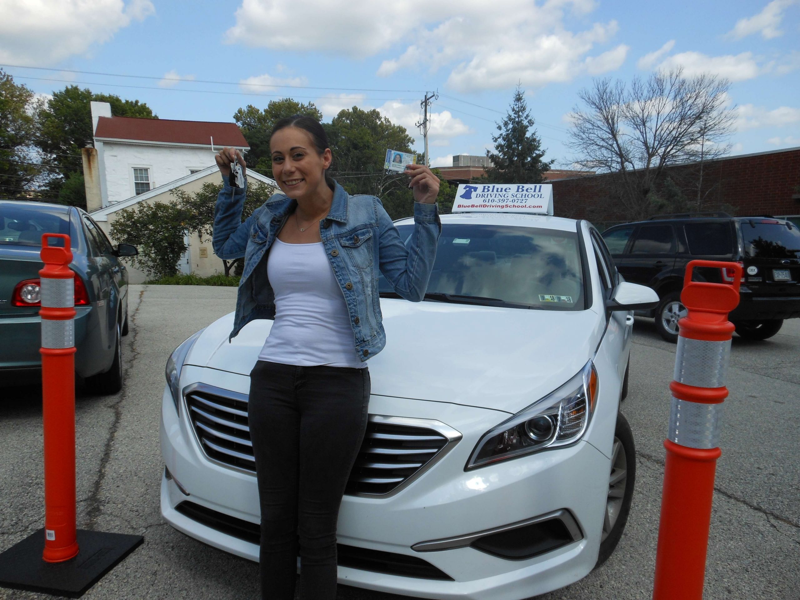 A Blue Bell Driving Student who got their license